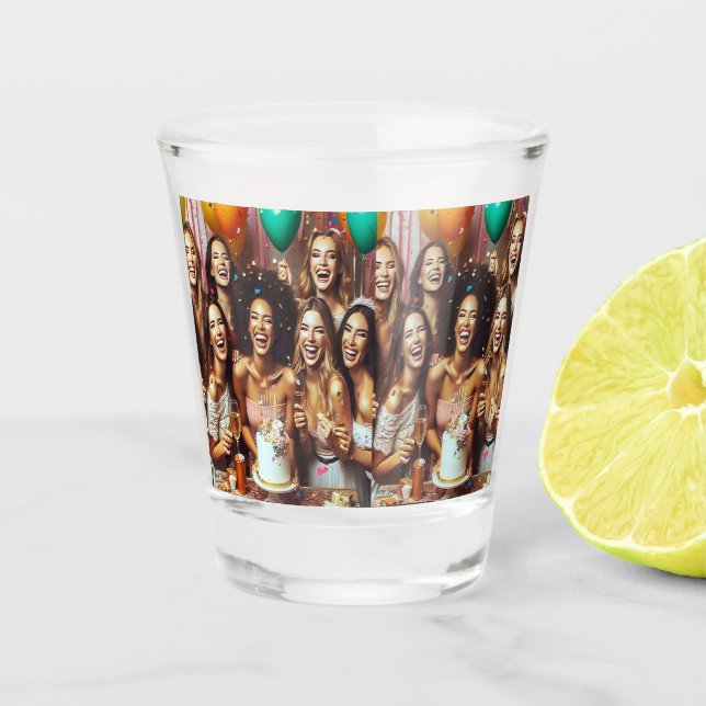 bride squad shot glass (Front)