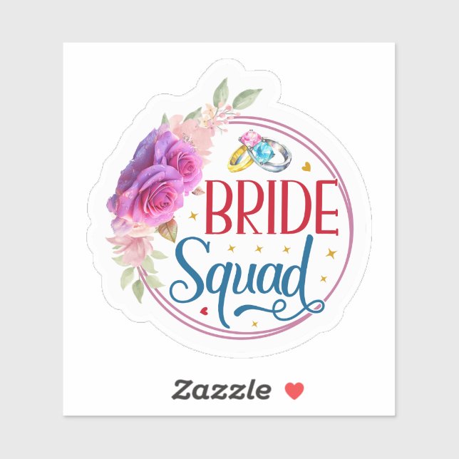 “Bride Squad” Sticker (Sheet)
