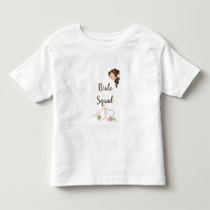 Bride Squad Two Hearts Toddler T-shirt