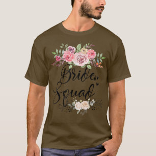 Bride Squad Wedding Bachelorette Party T-Shirt