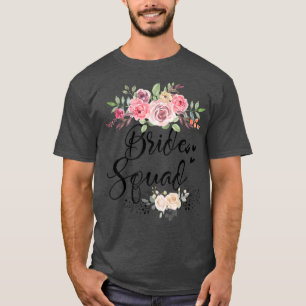 Bride Squad Wedding Bachelorette Party T-Shirt