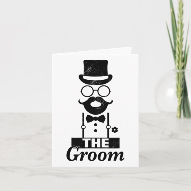Bride Squat Groom Bachelor Party  Card (Front)
