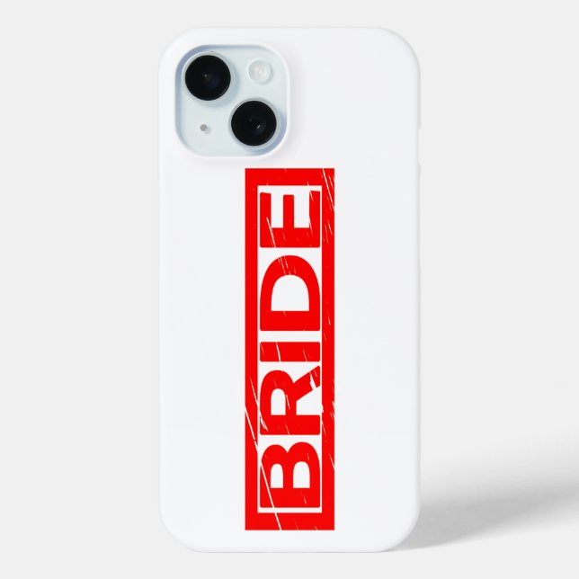 Bride Stamp Case-Mate iPhone Case (Back)