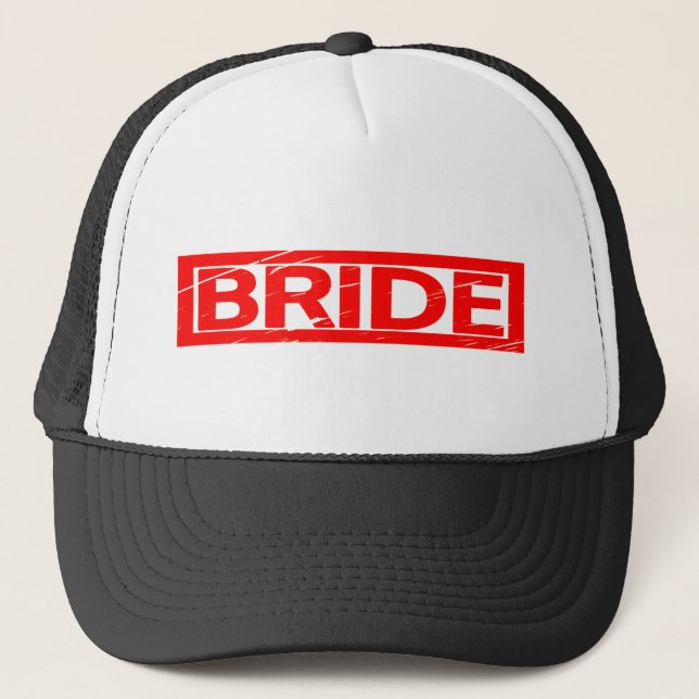 Bride Stamp Trucker Hat (Front)