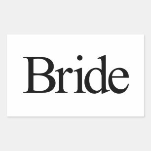 Bride Sticker