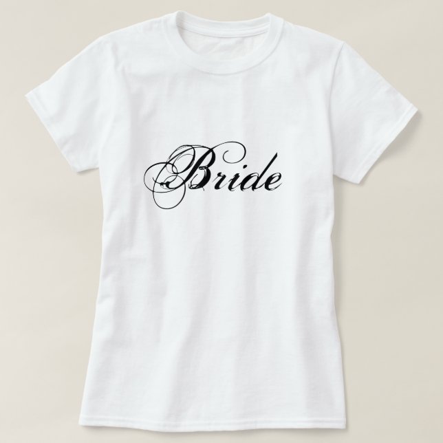 Bride T-shirt (Design Front)