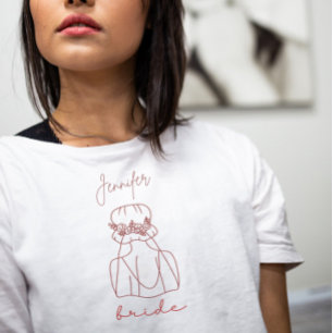 Bride T-shirt for Bachelorette Party/Hen Party