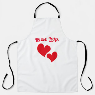 Bride team apron