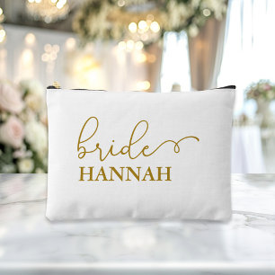 Bride - Team Bride! Gift Name Accessory Pouch