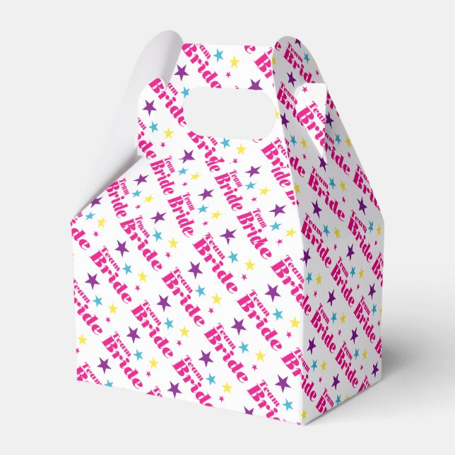 Bride team favor box (Back Side)