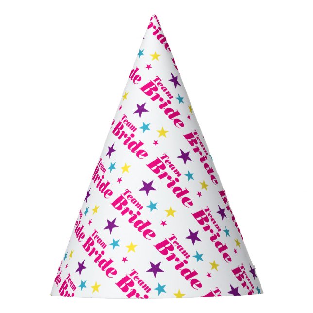 Bride team party hat (Front)