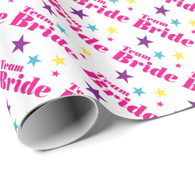 Bride team wrapping paper (Roll Corner)