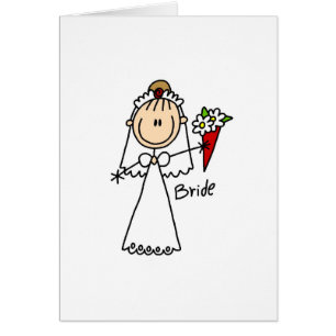 Bride Throwing The Bouquet Card