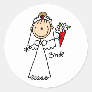 Bride Throwing The Bouquet Sticker