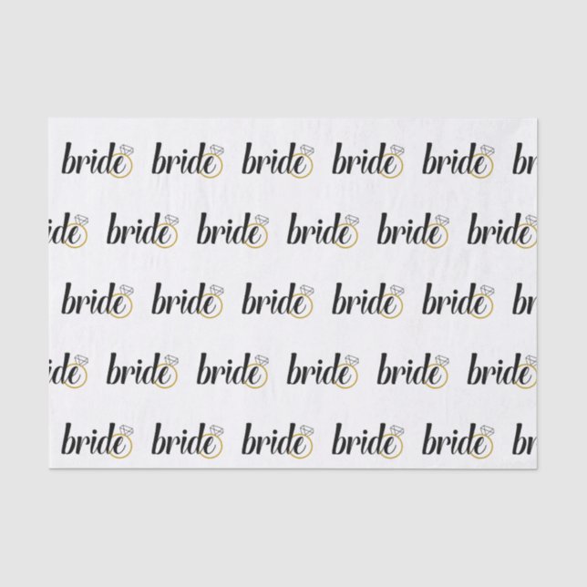 Bride Tissue Paper (Front)