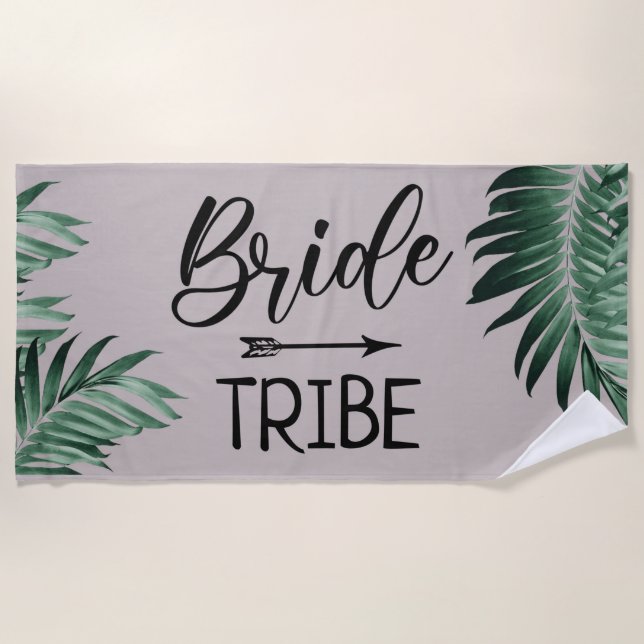 bride to be, bachelorette, personalized beach  bea beach towel (Front)