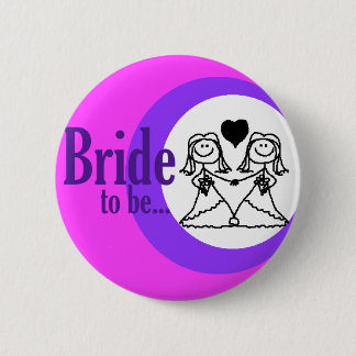 Bride to be badge 2 inch round button