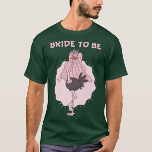 Bride To Be Bird Bouquet Wedding Hen Party  T-Shirt