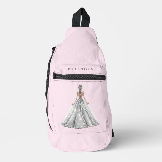 Bride To Be Blush Pink Wedding Day Accessory Bag (Front)