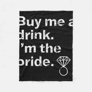 Bride To Be Bridal Party Bachelorette Party Shower Fleece Blanket