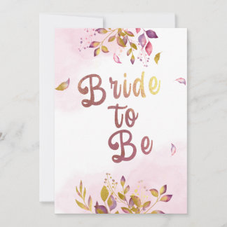 Bride to Be Bridal Shower Invitation | She Said Ye
