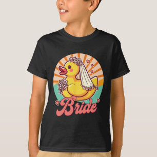 Bride To Be Bridal Wedding Bachelorette Rubber Duc T-Shirt