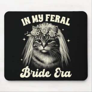 Bride To Be Cat Mom Cat Bridal Wedding In My Freal Mouse Pad
