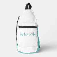 Bride-to-be Compact Aqua White
