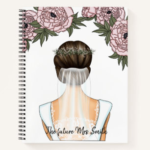 Bride to Be - Future Mrs. Notebook (Brunett Bride)