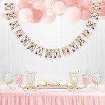 Bride to Be Rustic Pink Fall Floral Bridal Shower Bunting Flags<br><div class="desc">Wedding bridal shower "Bride to Be" bunting banner features rustic floral watercolor designs with roses,  dahlias,  peony flowers,  and greenery in a gorgeous summer and fall palette of burgundy red,  golden yellow,  peach orange,  blush pink,  and shades of green with a beige and blush pink background colours.</div>