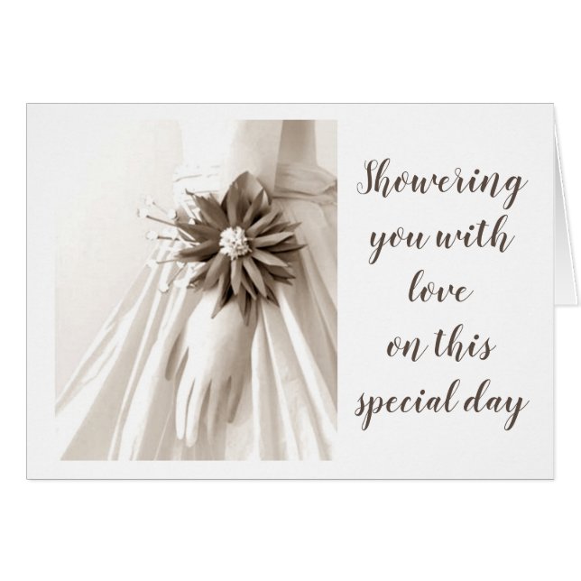 **BRIDE TO BE** SHOWERING YOUR WITH LOVE TODAY (Front Horizontal)