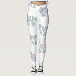 Bride To Be Vintage Colours Leggings