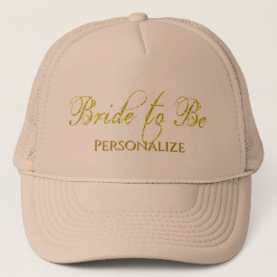 Bride to be wedding marriage bridal trucker hat