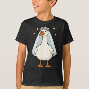 Bride To Be Wedding Silly Bride Goose Gettin Loose T-Shirt