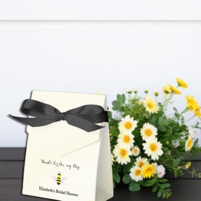 Bride To Bee Bridal Shower Favor Box (Creator Uploaded)
