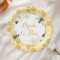 Bride to Bee Bridal Shower honeycomb and daisies