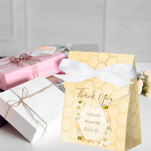 Bride to Bee Bridal shower honeycomb thank you Favor Box