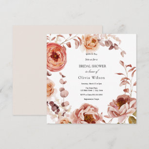 Bride to Bee Lavender Wildflower Bridal Shower  Invitation