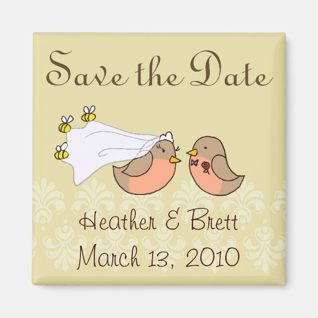 Bride to Bee Magnet (Front)