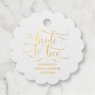 Bride To Bee - Thank You Favour Tags