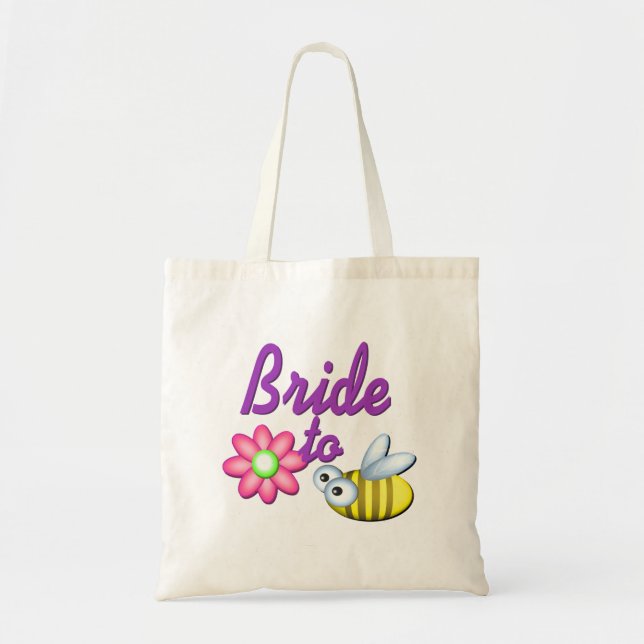 Bride to Bee Tote Bag (Front)