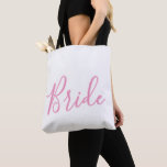 BRIDE TOTE BAG<br><div class="desc">BRIDAL SHOWER GIFT,  BRIDESMAIDS GIFT</div>