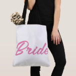 BRIDE TOTE BAG<br><div class="desc">BRIDE TOTE BAG,  BACHELORETTE, BRIDAL SHOWER, WEDDING</div>