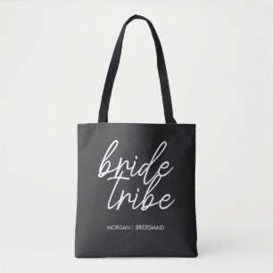 Bride Tribe   Bachelorette Bridesmaid Modern Tote Bag