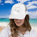 Bride Tribe Bachelorette Bridesmaids Trucker Hat<br><div class="desc">This elegant 'bride tribe' trucker hat perfectly matches and coordinates your tribe with a personal touch. Perfect for bachelorette weekends,  bridal showers or the morning of the wedding. Designed by Thisisnotme©</div>