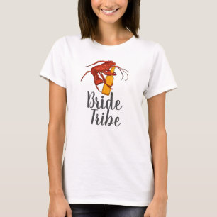 Bride Tribe Bachelorette Party Lobster Custom T-Shirt