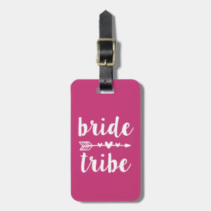 Bride Tribe Bridesmaid women's luggage tag