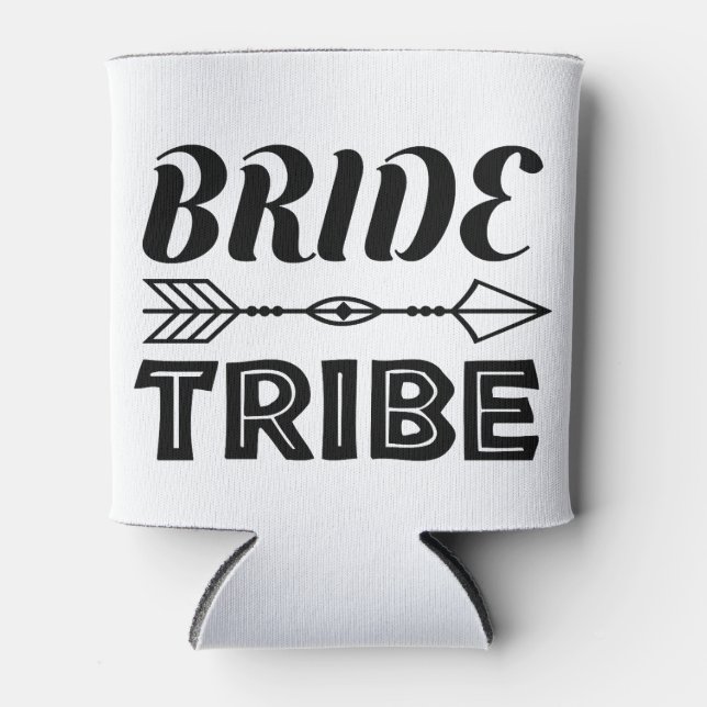 Bride Tribe    Can Cooler (Front)