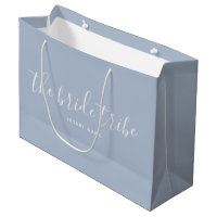 Bride Tribe Dusty Blue Custom Wedding