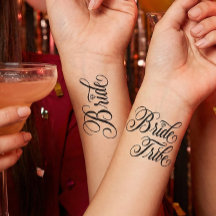 Bride Tribe Elegant Script